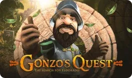 Gonzo's Quest slot at Slots Charm Casino