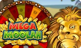 Mega Moolah slot at Slots Charm Casino