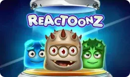 Reactoonz slot at Slots Charm Casino